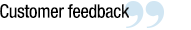 客户的反馈意见